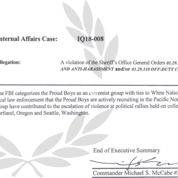 Document Reveals the FBI Categorizes the Proud Boys as ‘an Extremist Group with Ties to White Nationalism’